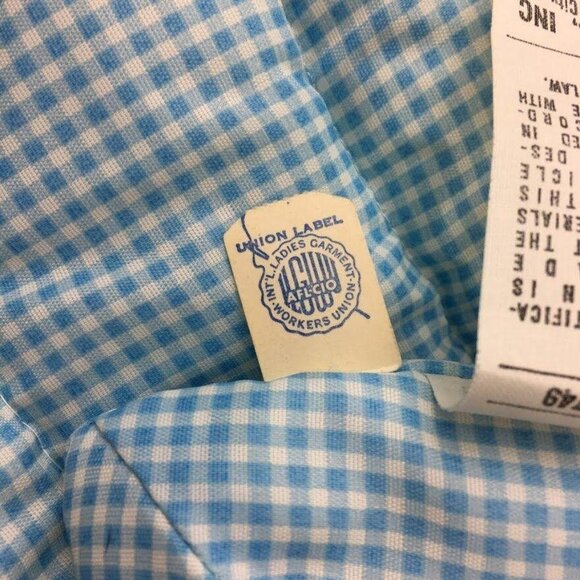 Vintage Baby Blanket Set  Kozee Komfort Crib Quilt Cover Pillow Blue White - Picture 7 of 7